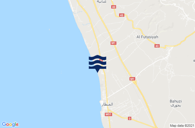 Ra’s al Khashūfah, Syriaの潮見表地図