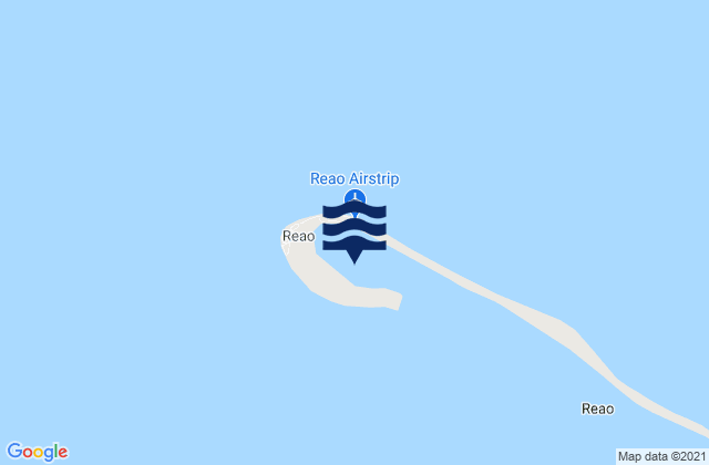 Reao, French Polynesiaの潮見表地図