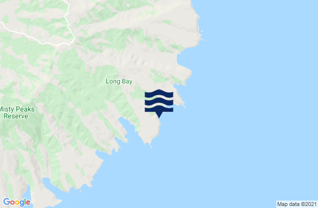 Red Bay, New Zealandの潮見表地図