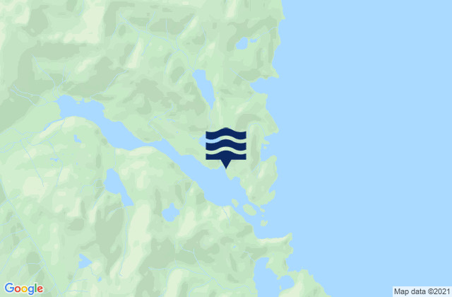 Red Bluff Bay, United Statesの潮見表地図