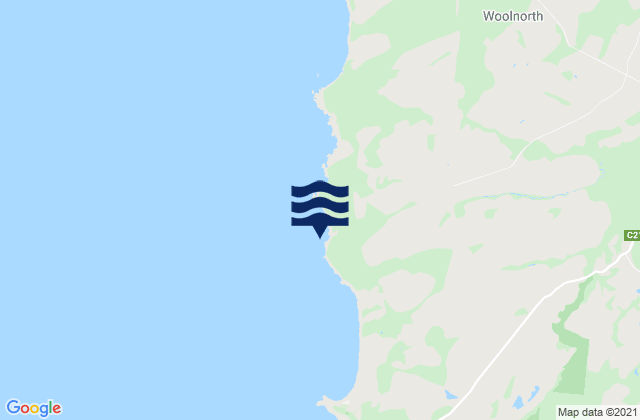 Red Rock, Australiaの潮見表地図
