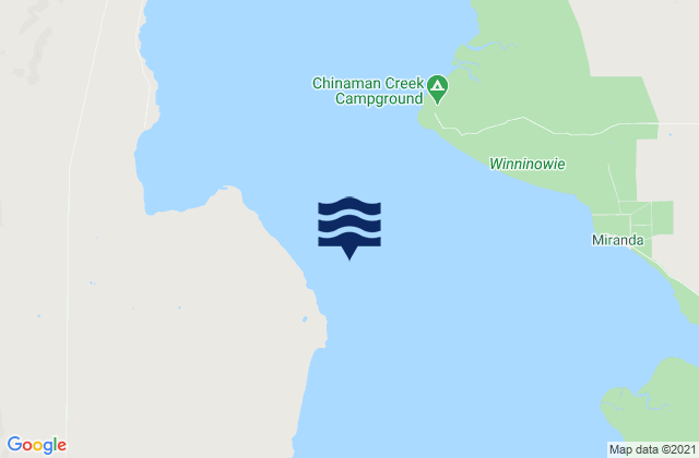 Redcliff, Australiaの潮見表地図