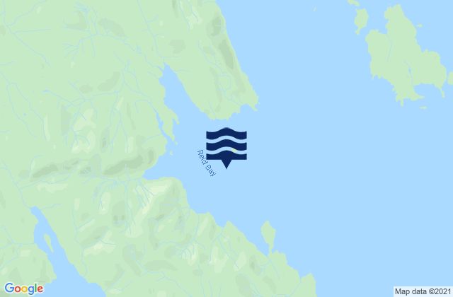 Reid Bay, United Statesの潮見表地図