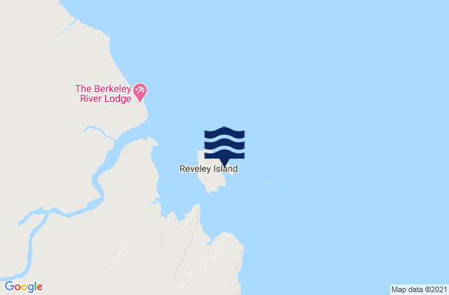 Reveley Island, Australiaの潮見表地図