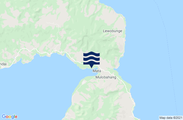 Riangkoli, Indonesiaの潮見表地図