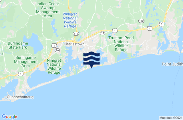 Richmond Island, United Statesの潮見表地図