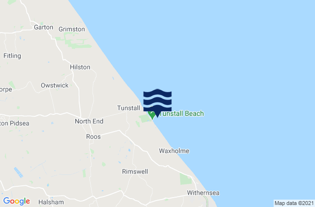 Rimswell, United Kingdomの潮見表地図