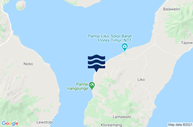 Ritaebang Satu, Indonesiaの潮見表地図