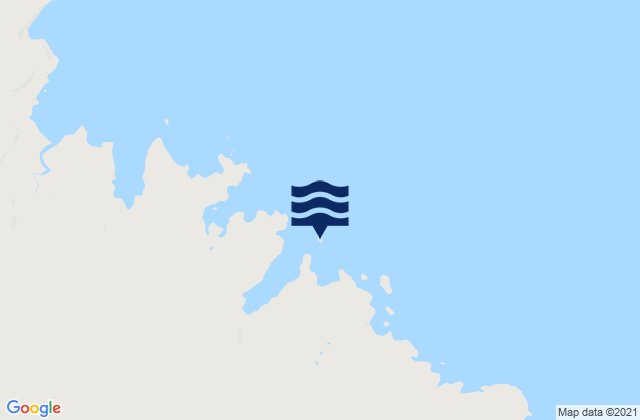 Rocky Island, Australiaの潮見表地図
