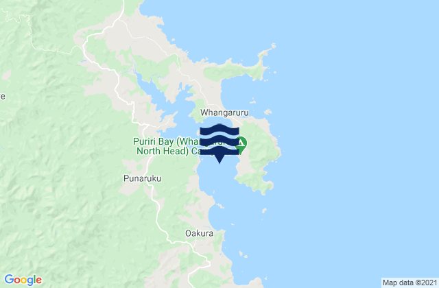 Rocky Point, New Zealandの潮見表地図