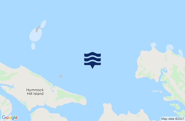 Rodds Bay, Australiaの潮見表地図