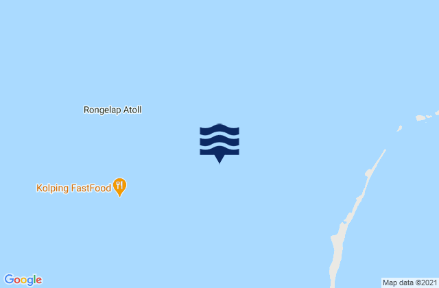 Rongelap Atoll, Marshall Islandsの潮見表地図