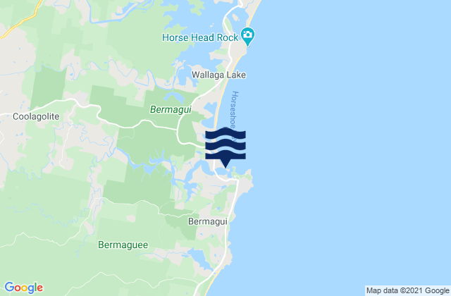 Rose Bay, Australiaの潮見表地図