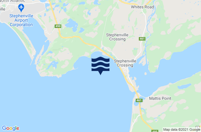 Rothesay Bay, Canadaの潮見表地図