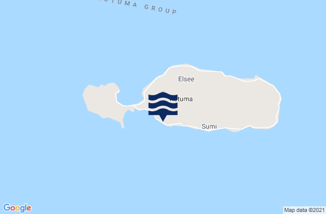 Rotuma, Fijiの潮見表地図
