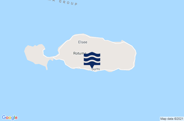 Rotuma Island, Fijiの潮見表地図