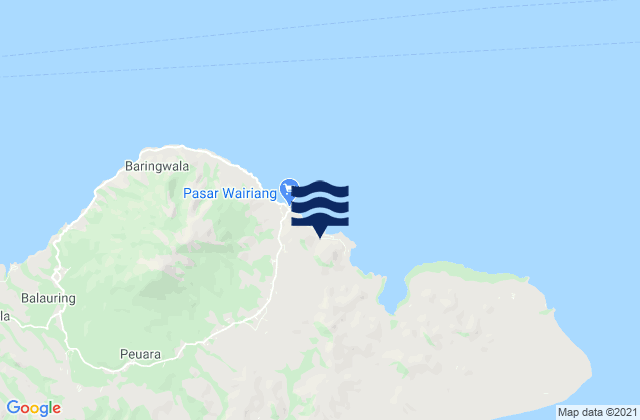 Roun Satu, Indonesiaの潮見表地図