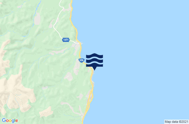 Rubesibetu, Japanの潮見表地図