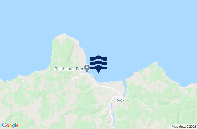 Ruis, Indonesiaの潮見表地図