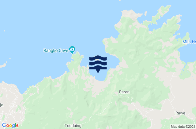 Rungkam, Indonesiaの潮見表地図