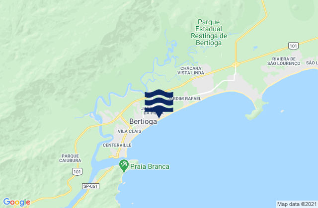 SESC, Brazilの潮見表地図