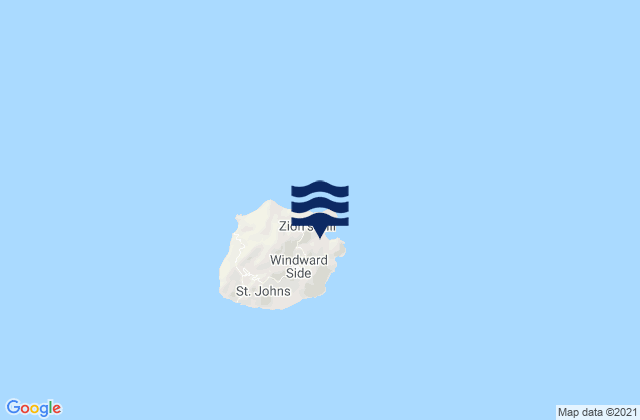 Saba, Bonaire, Saint Eustatius and Saba の潮見表地図