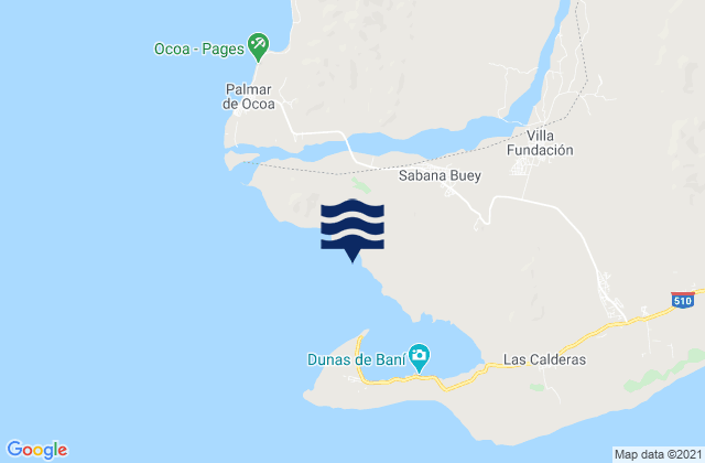 Sabana Buey, Dominican Republicの潮見表地図