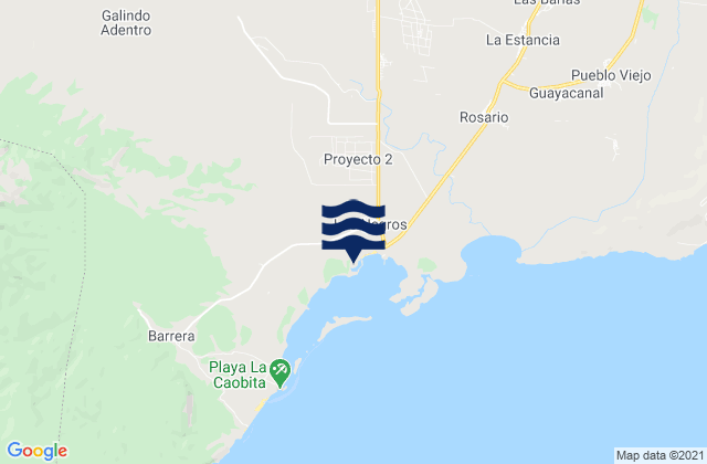 Sabana Yegua, Dominican Republicの潮見表地図