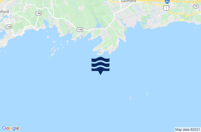 Sachem Head 1 mile SSE of, United Statesの潮見表地図