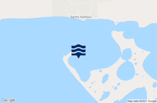 Sachs Harbour, United Statesの潮見表地図