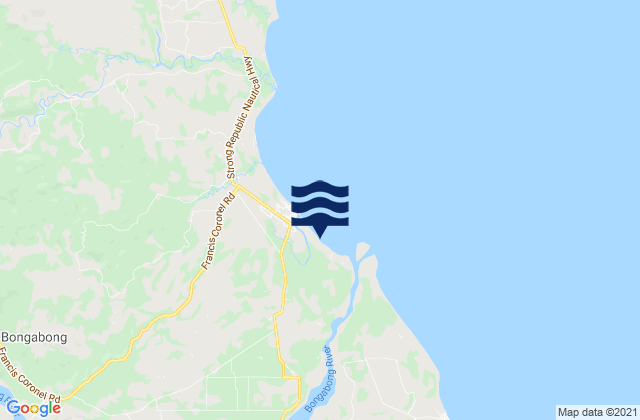 Sagana, Philippinesの潮見表地図