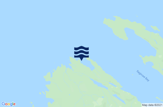 Saginaw Bay (Kuiu Island), United Statesの潮見表地図
