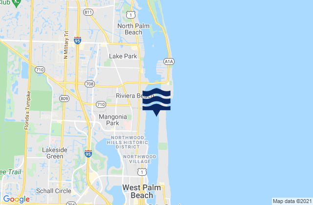 Sailfish Club Marina, United Statesの潮見表地図