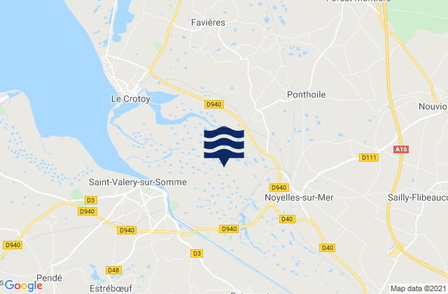 Sailly-Flibeaucourt, Franceの潮見表地図