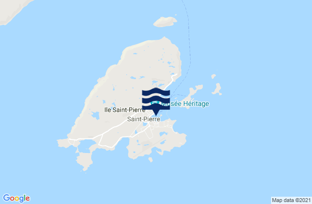 Saint-Pierre, Saint Pierre and Miquelonの潮見表地図