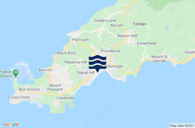 Saint Andrew, Trinidad and Tobagoの潮見表地図