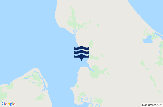 Saint Asaph Bay, Australiaの潮見表地図