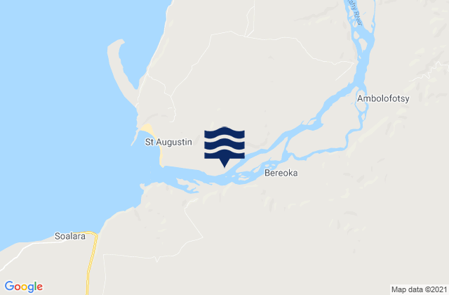 Saint Augustin, Madagascarの潮見表地図
