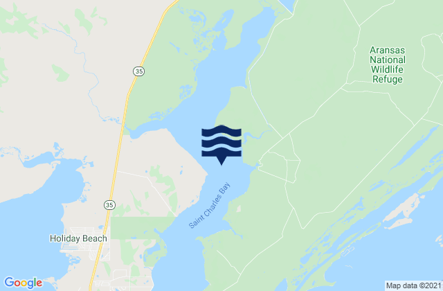 Saint Charles Bay, United Statesの潮見表地図
