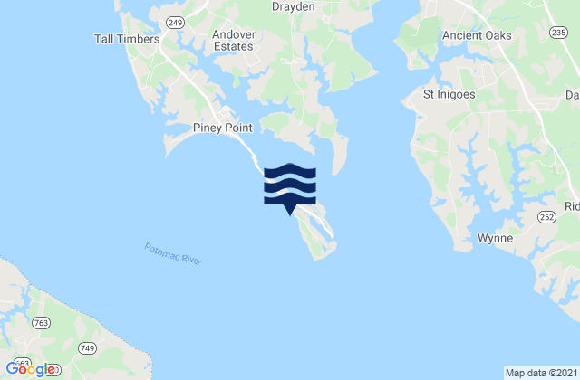 Saint George Island Beach, United Statesの潮見表地図