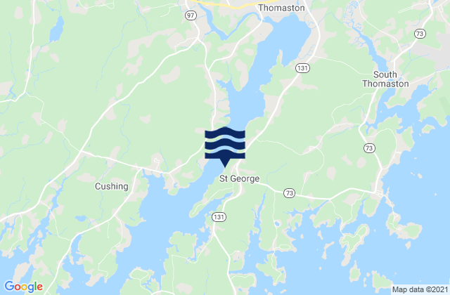 Saint George, United Statesの潮見表地図