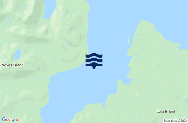 Saint Nicholas Channel, United Statesの潮見表地図