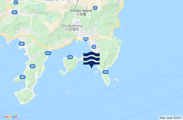 Sakate (Syodo Sima), Japanの潮見表地図
