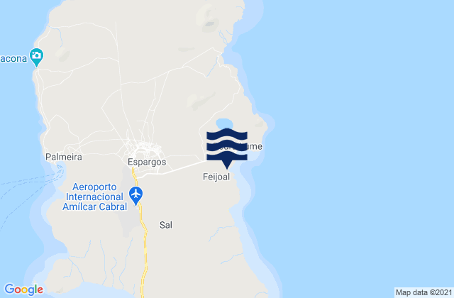Sal Municipality, Cabo Verdeの潮見表地図