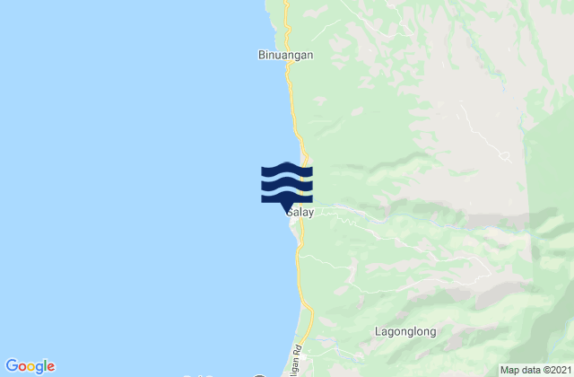 Salay, Philippinesの潮見表地図