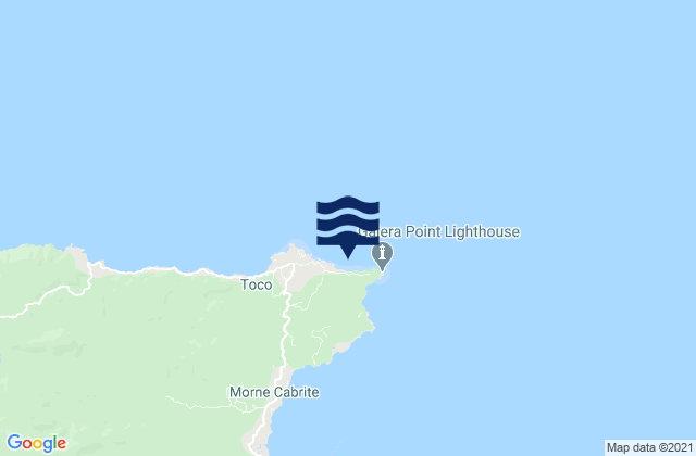 Salibea Bay, Trinidad and Tobagoの潮見表地図