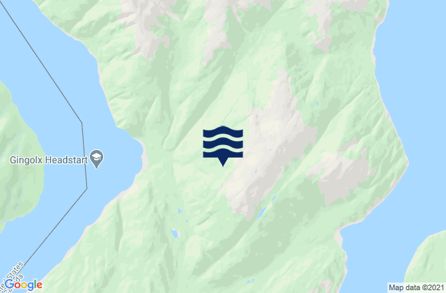 Salmon Cove, United Statesの潮見表地図