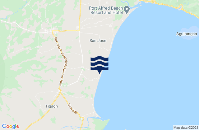 Salogon, Philippinesの潮見表地図