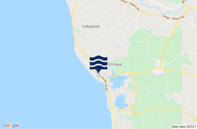 San Enrique, Philippinesの潮見表地図