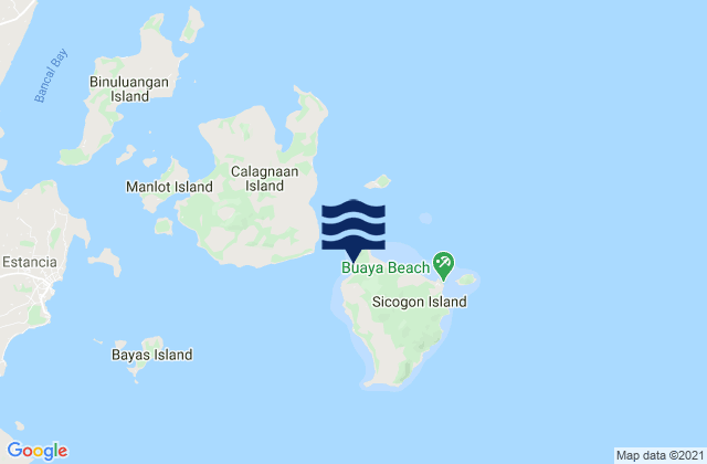 San Fernando, Philippinesの潮見表地図